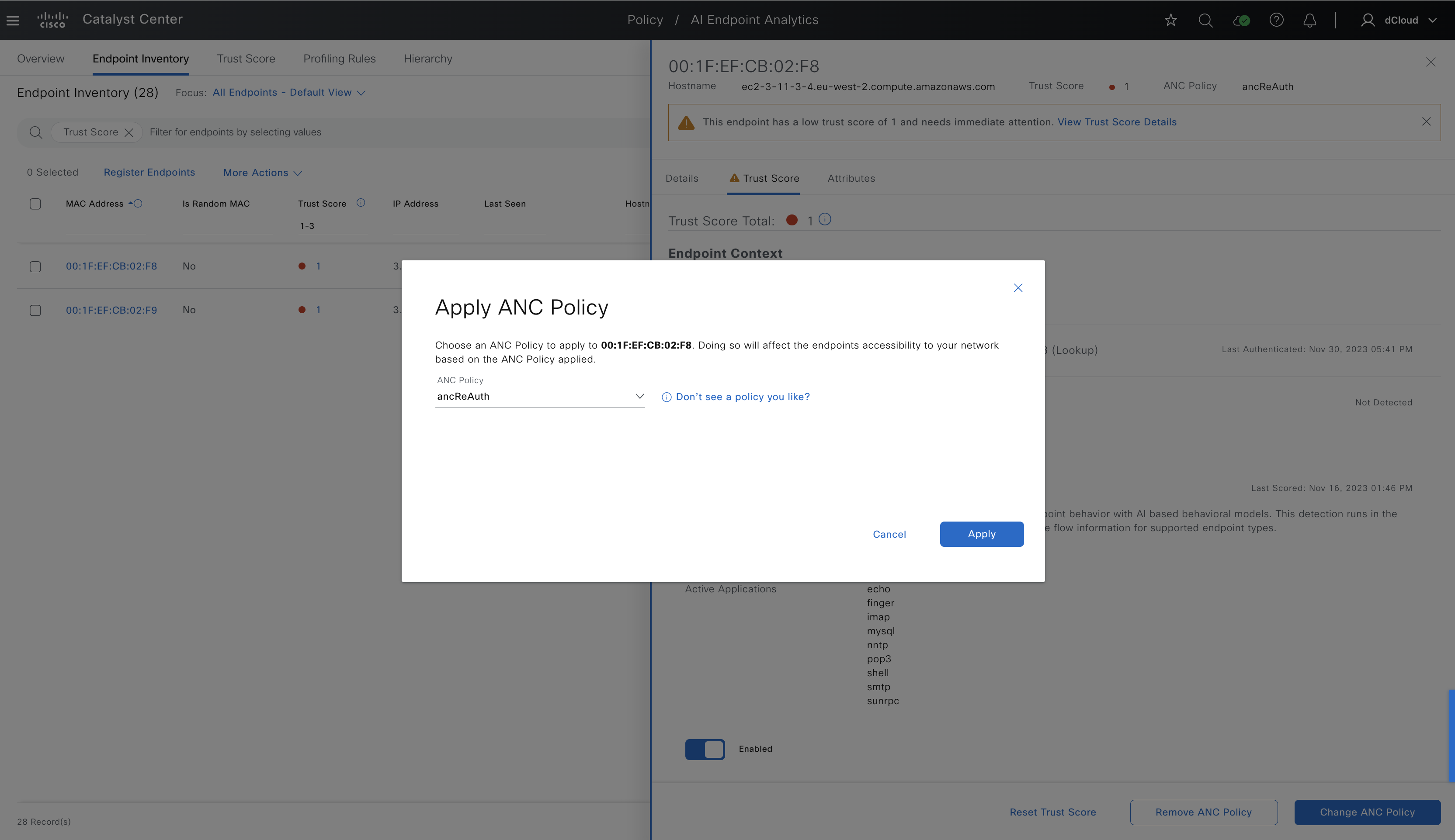 Select Policy
